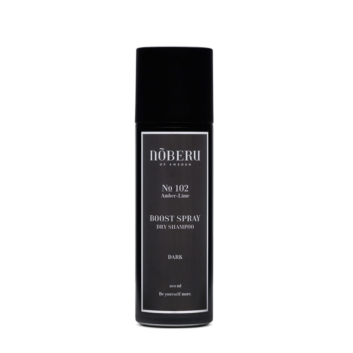 Noberu Boost Spray Amber-Lime  - Suchy szampon do ciemnych włosów 200 ml