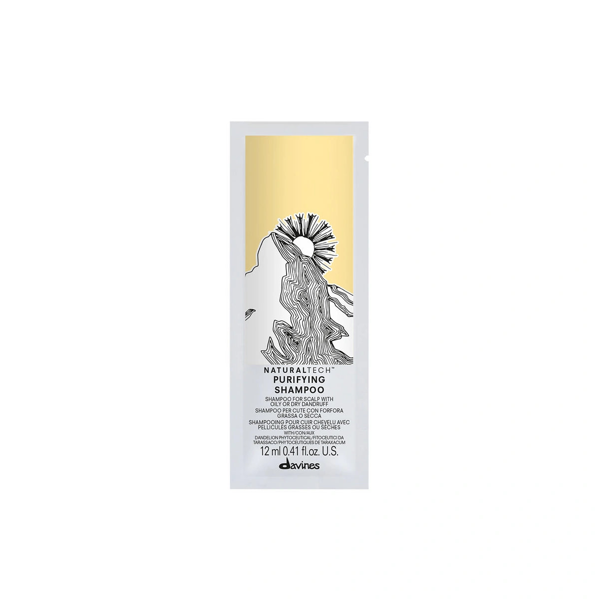 DAVINES NATURALTECH szampon do włosów i skóry głowy Purifying Shampoo