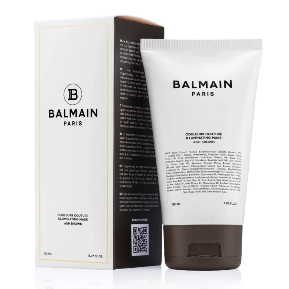 Balmain Hair Illuminating Colour Mask Ash Brown - luksusowa maska koloryzująca 150 ml