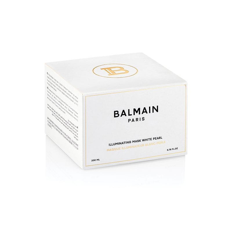 Balmain Hair Illuminating Mask White Pearl - Rozświetlająca maska do włosów blond White Pearl 200ml