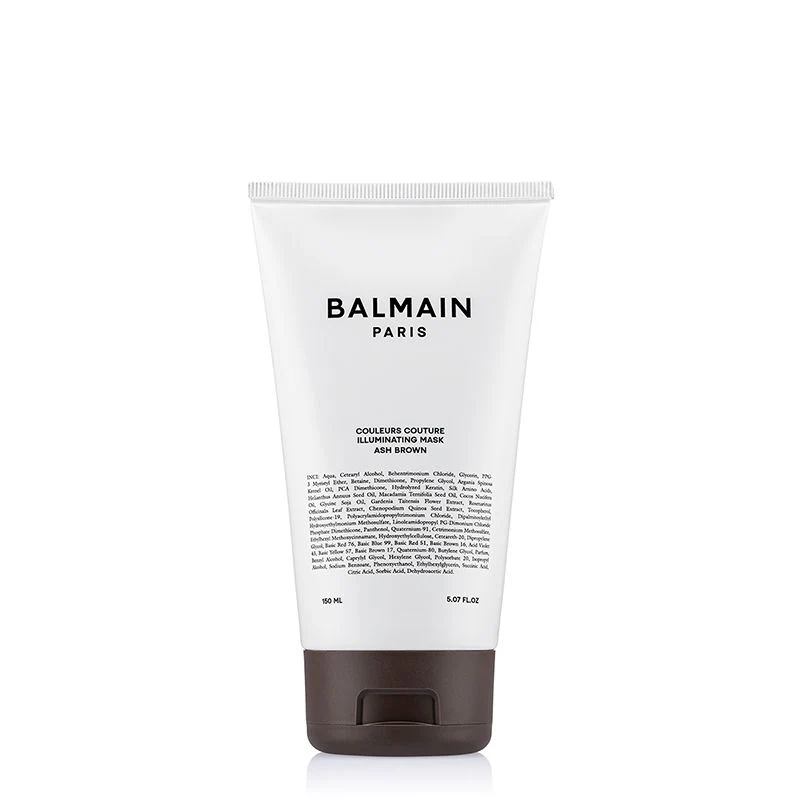 MADAVI Balmain Hair Illuminating Colour Mask Ash Brown - luksusowa maska koloryzująca 150 ml — Składniki i ocena