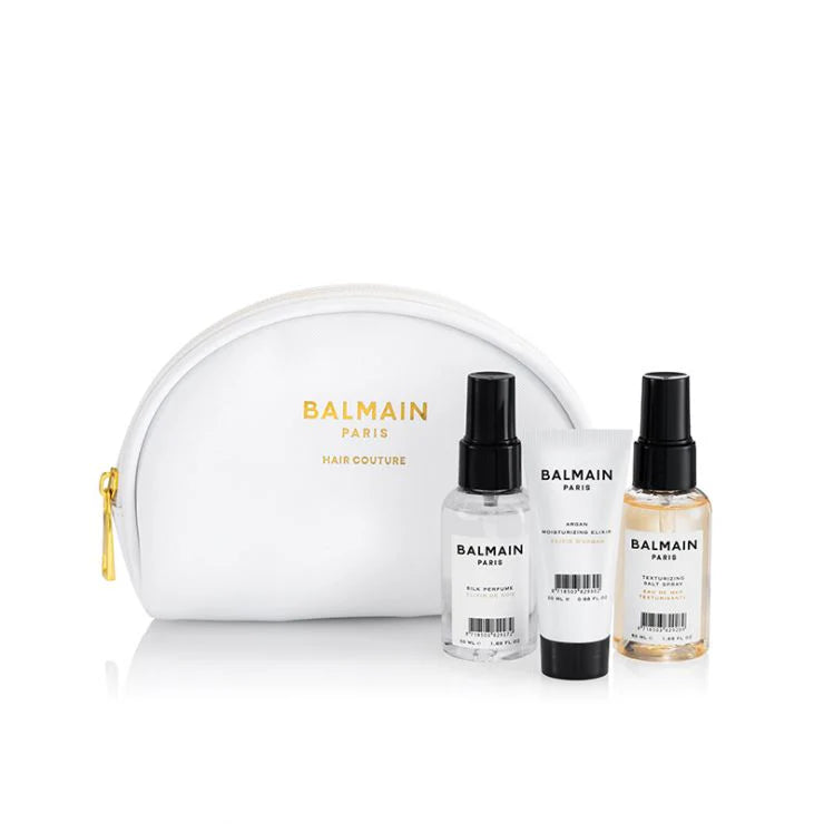 Kosmetyczka do stylizacji Balmain Hair Couture – luksusowy zestaw travel-size do pielęgnacji i stylizacji włosów