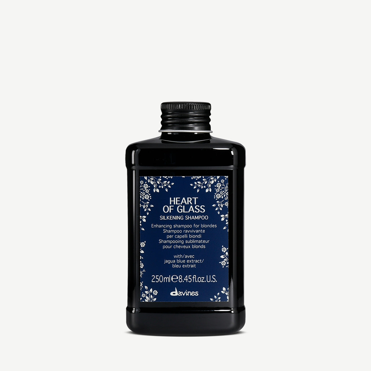 DAVINES DAVINES HEART OF GLASS szampon do włosów blond Silkening Shampoo 250 ml