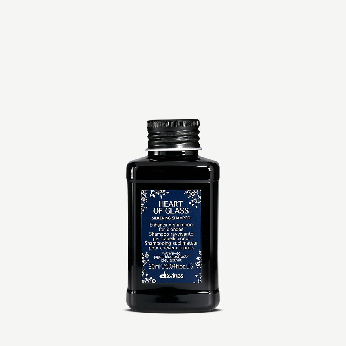 DAVINES DAVINES HEART OF GLASS szampon do włosów blond Silkening Shampoo 90 ml