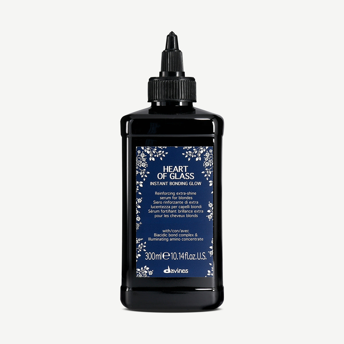 DAVINES DAVINES HEART OF GLASS wzmacniające serum do włosów blond Instant Bonding Glow 300 ml — Inhaltsstoffe i ocena
