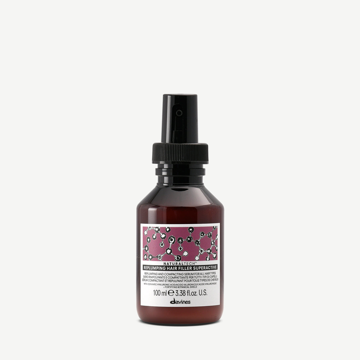 DAVINES NATURALTECH fluid do włosów Replumping Hair-filler Superactive 100 ml
