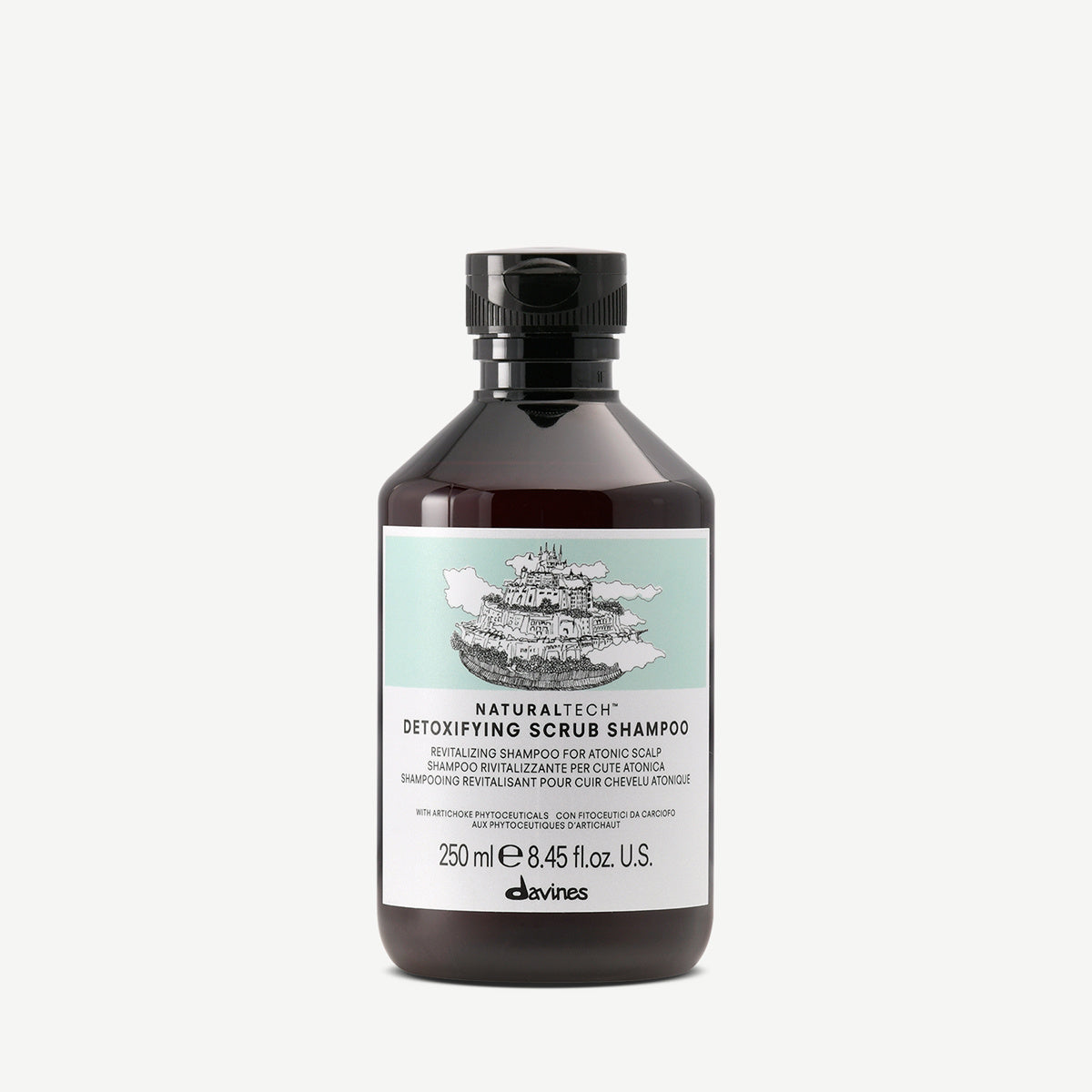 DAVINES DAVINES NATURALTECH szampon do włosów i skóry głowy Detoxifying Scrub Shampoo 250 ml