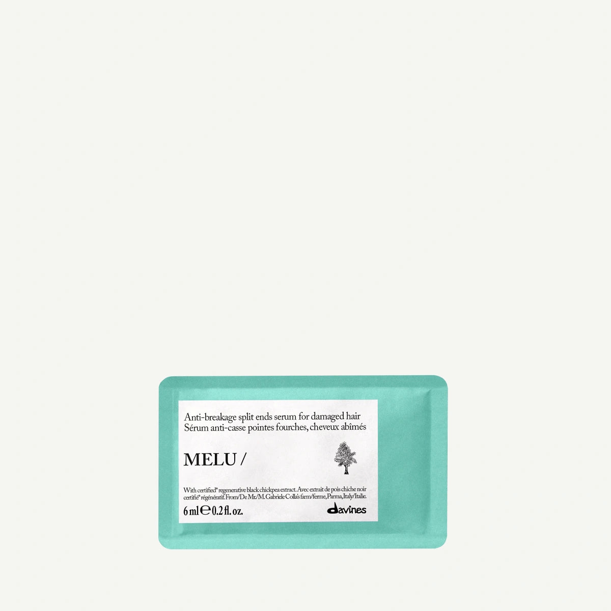 Davines MELU Serum 6 ml – ochrona końcówek, mniej łamliwości i zdrowy połysk włosów