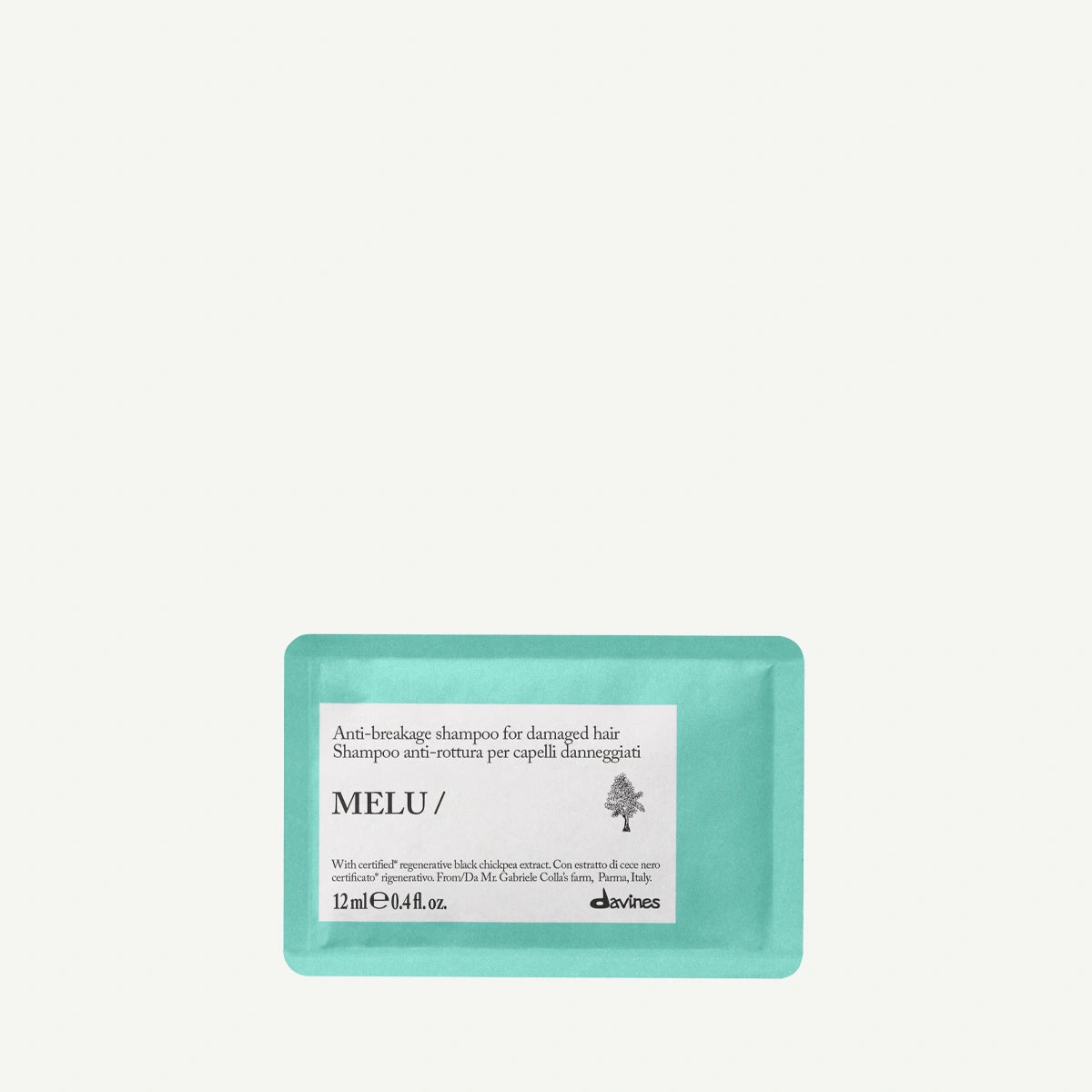 Davines MELU Shampoo 12 ml – wzmocnienie, ochrona przed łamliwością i zdrowy połysk włosów