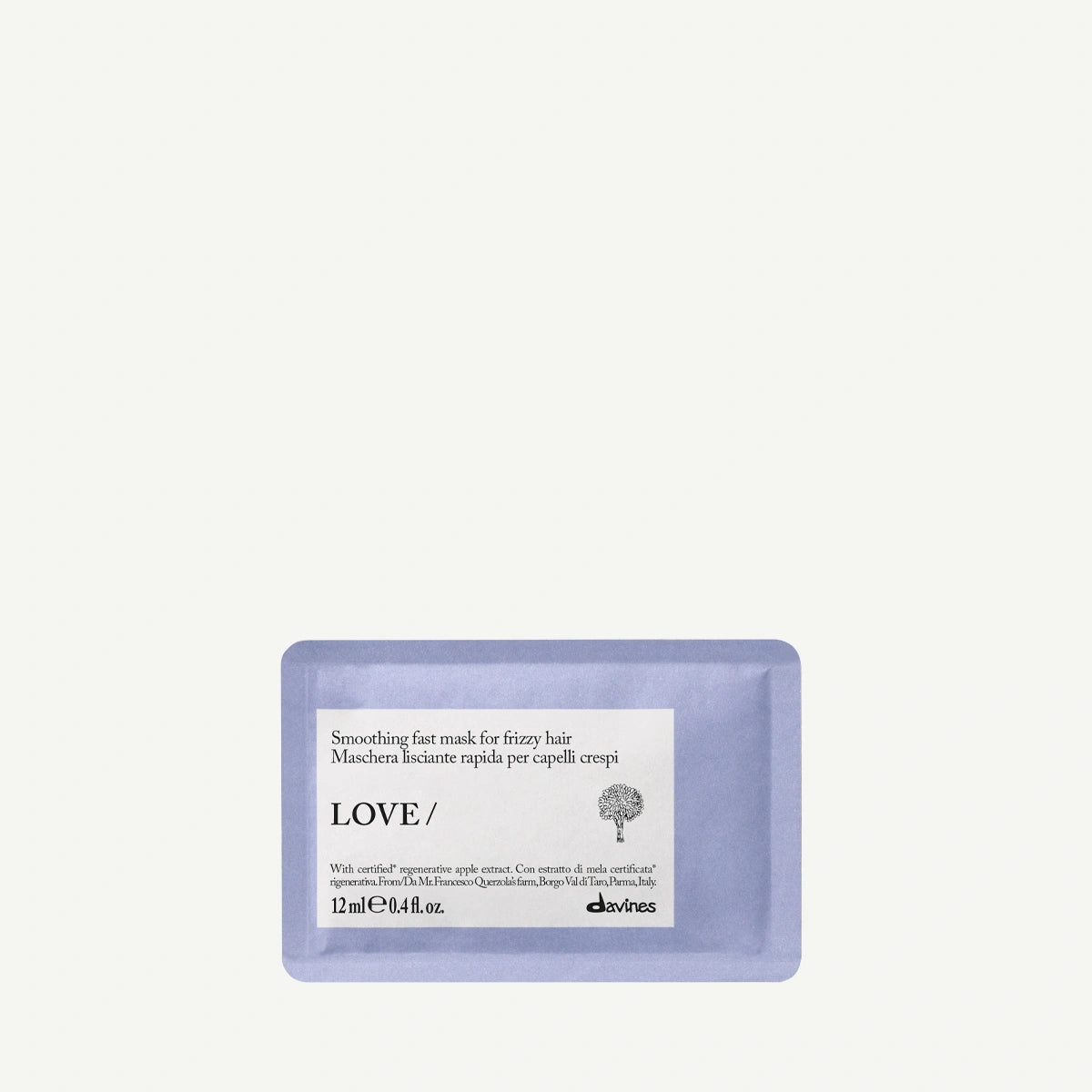 Davines LOVE Smoothing Mask 12 ml – wygładzenie, nawilżenie i kontrola puszenia włosów