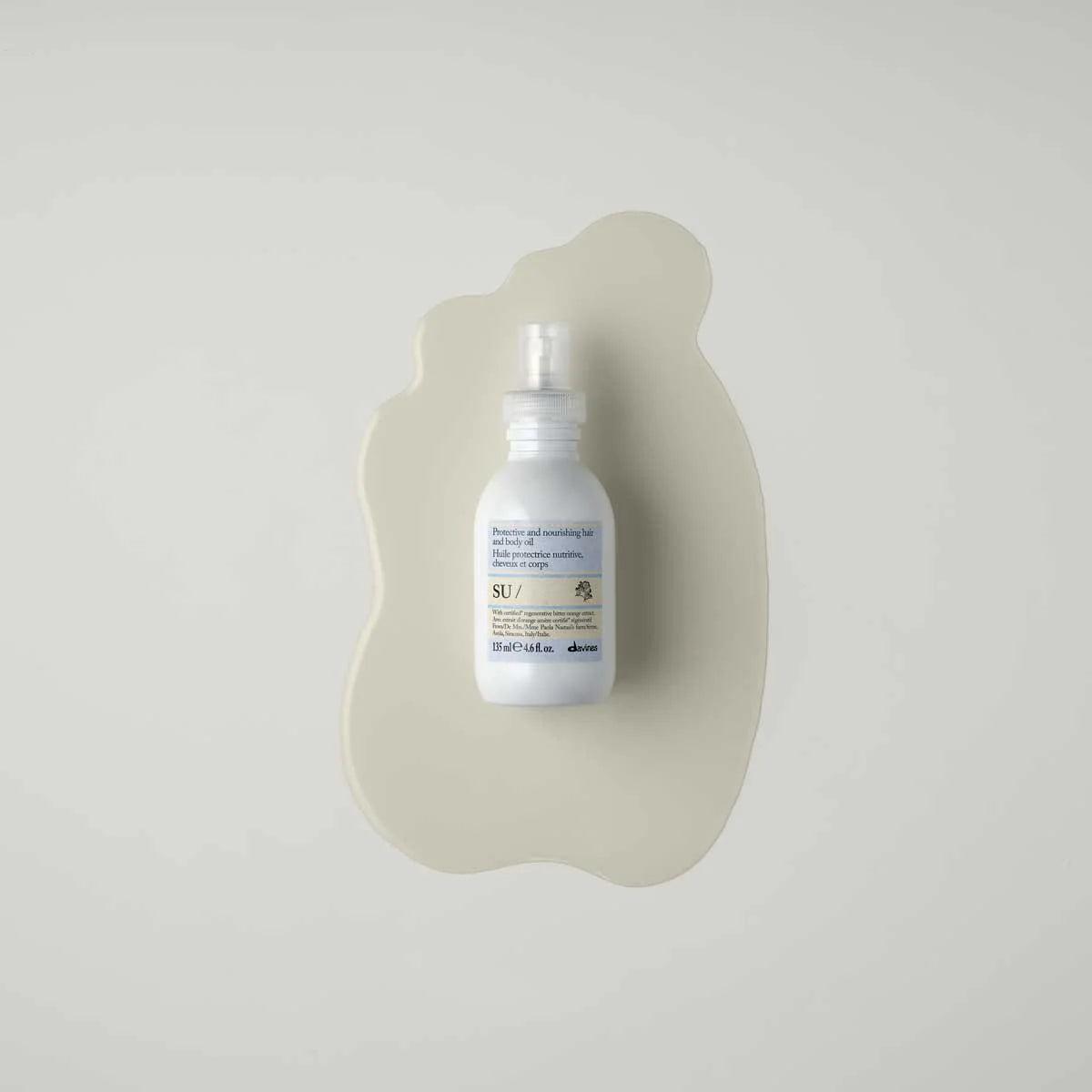 Davines SU Hair & Body Oil 135 ml – Ochronno-odżywczy olejek do włosów i ciała po opalaniu