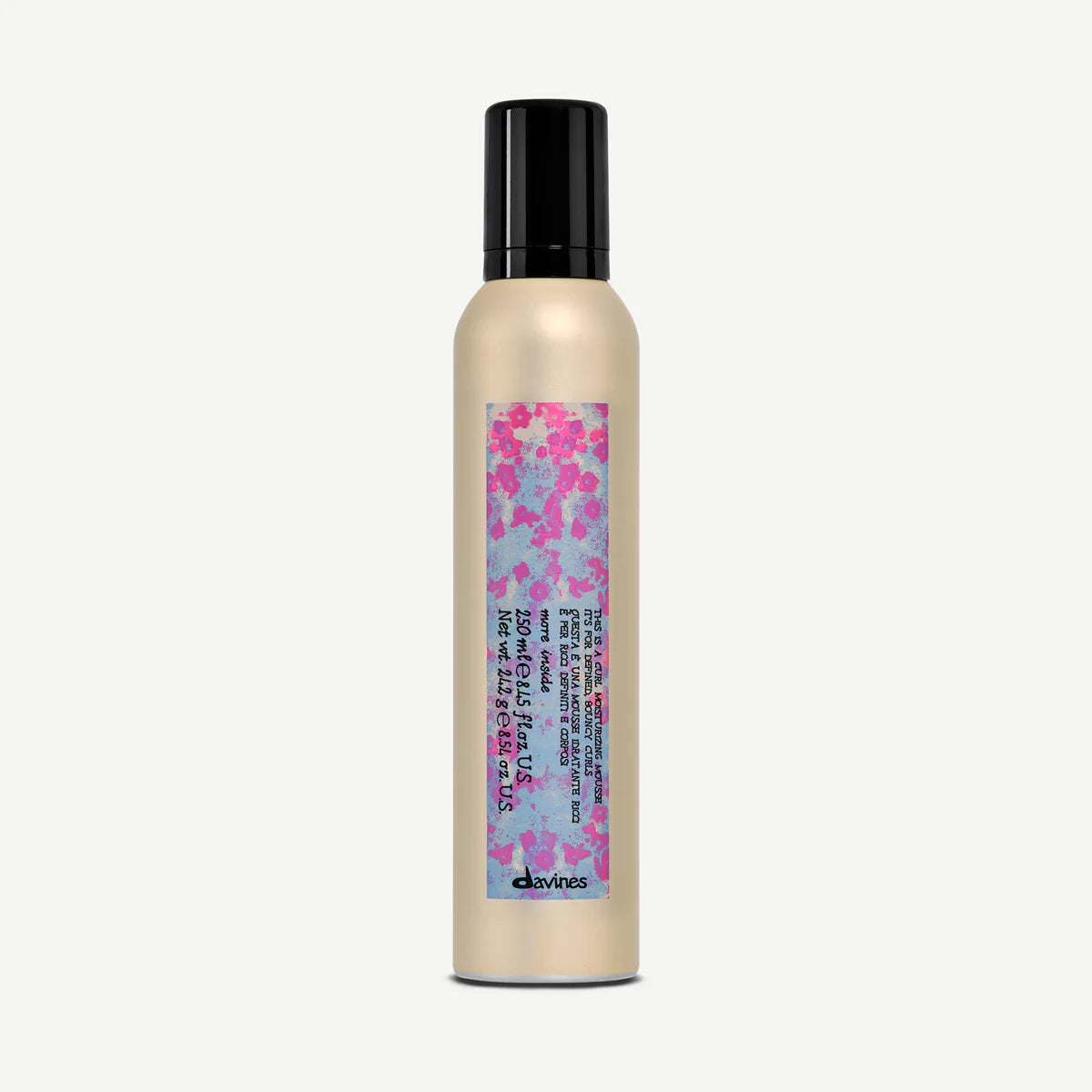 DAVINES MORE INSIDE pianka do włosów Curl Moisturizing Mousse 250 ml