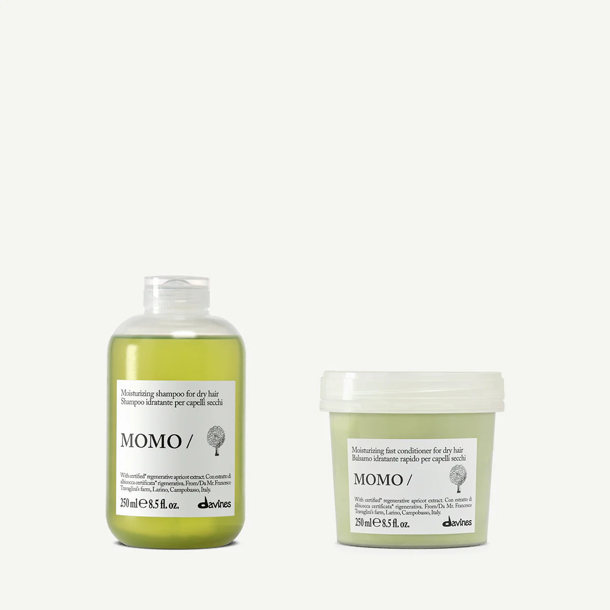 Davines MOMO Shampoo 250 ml + MOMO Conditioner 250 ml
