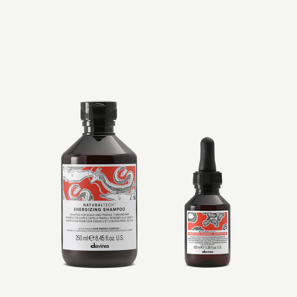 Zestaw Davines Naturaltech Energizing Shampoo 250 ml + Energizing Seasonal Superactive 100 ml