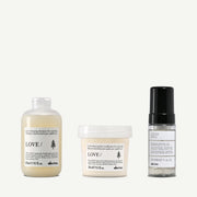 Zestaw Davines Love Curl Shampoo 250 ml + Love Curl Conditioner 250 ml + Liquid Spell 125 ml