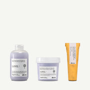 Zestaw Davines Love Smoothing Shampoo 250 ml + Love Smoothing Conditioner 250 ml + Relaxing Moisturizing Fluid 125 ml