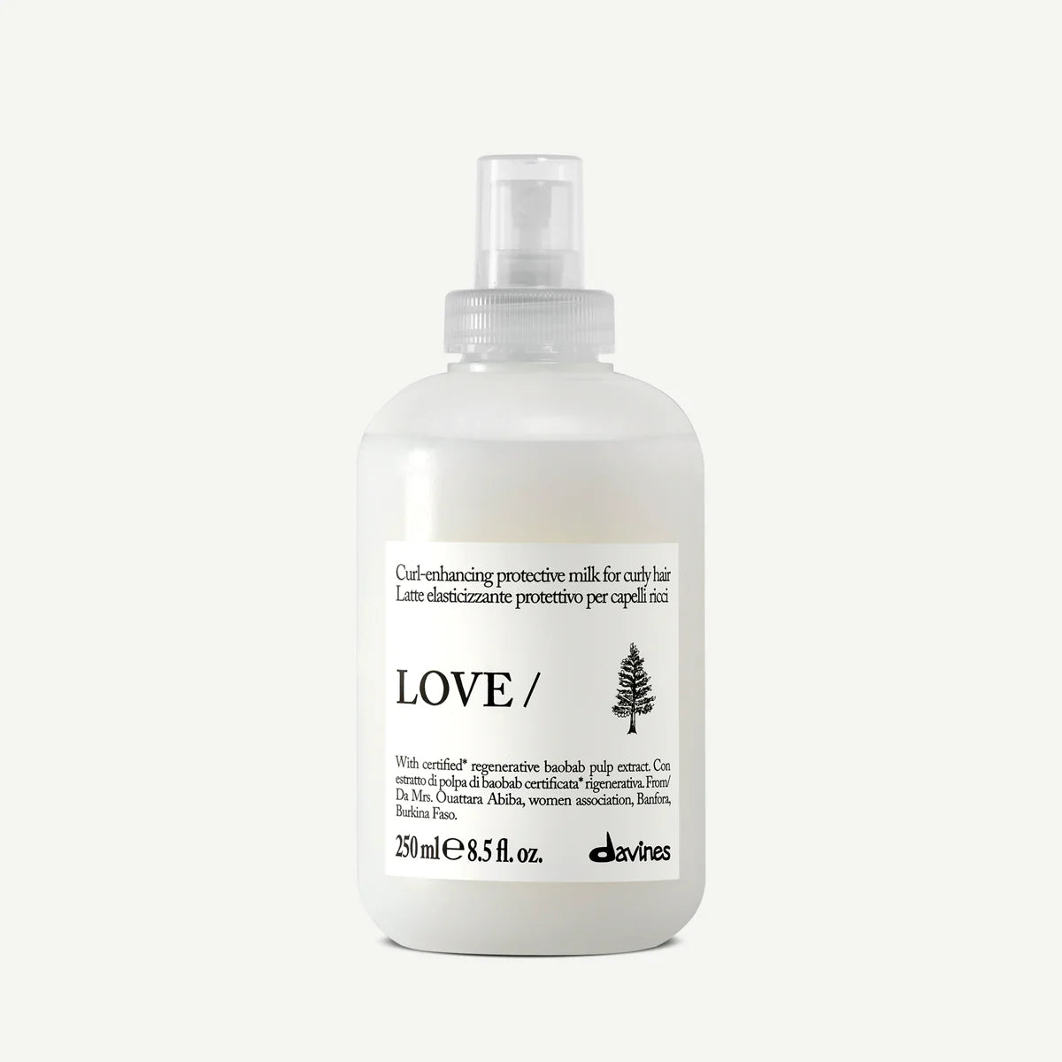 DAVINES NEW ESSENTIAL HAIRCARE mleczko do włosów LOVE CURL Hair Milk Enhancer 250 ml