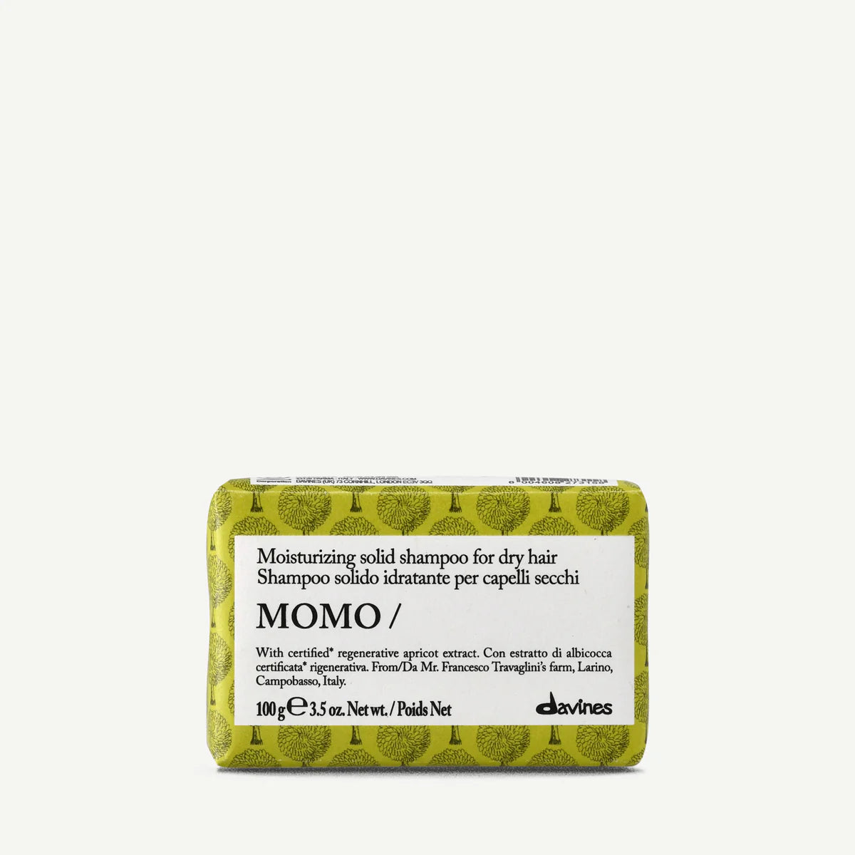 DAVINES NEW ESSENTIAL HAIRCARE szampon do włosów w kostce MOMO Shampoo 100 g