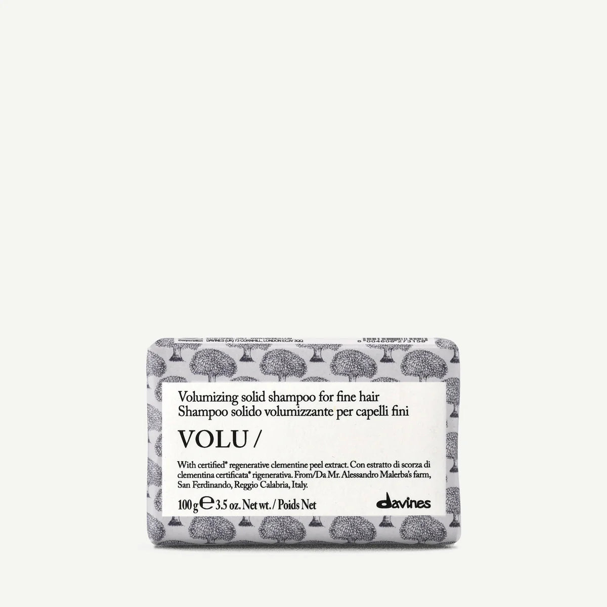 DAVINES NEW ESSENTIAL HAIRCARE szampon do włosów w kostce VOLU Shampoo 100 g