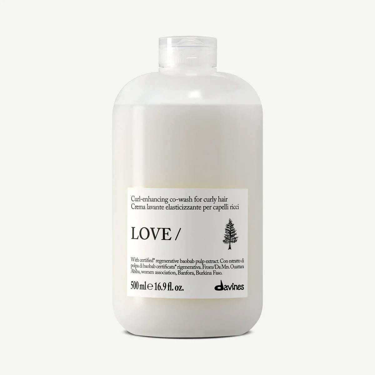 DAVINES NEW ESSENTIAL HAIRCARE odżywka myjąca do włosów podkreślająca skręt LOVE CURL Cowash 500 ml