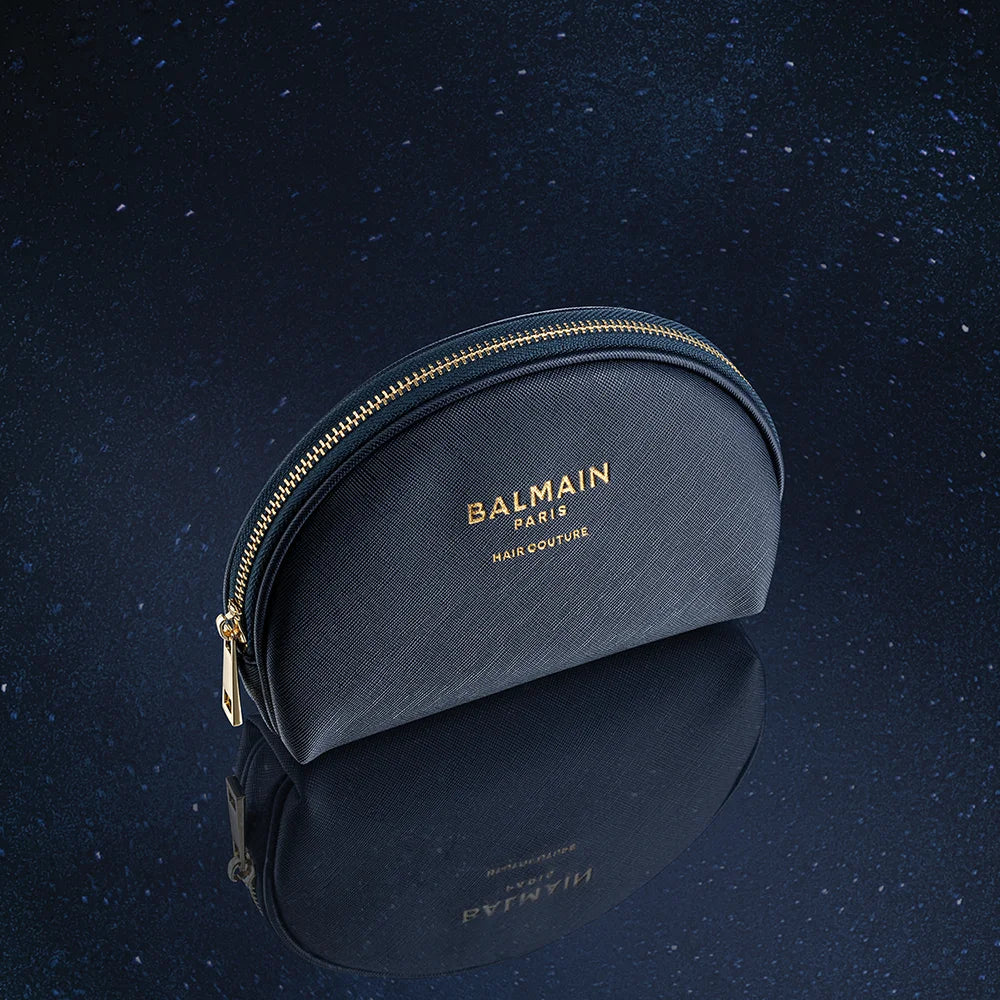 Granatowa Kosmetyczka Balmain-Edycja Limitowana "Cosmic Sapphire"