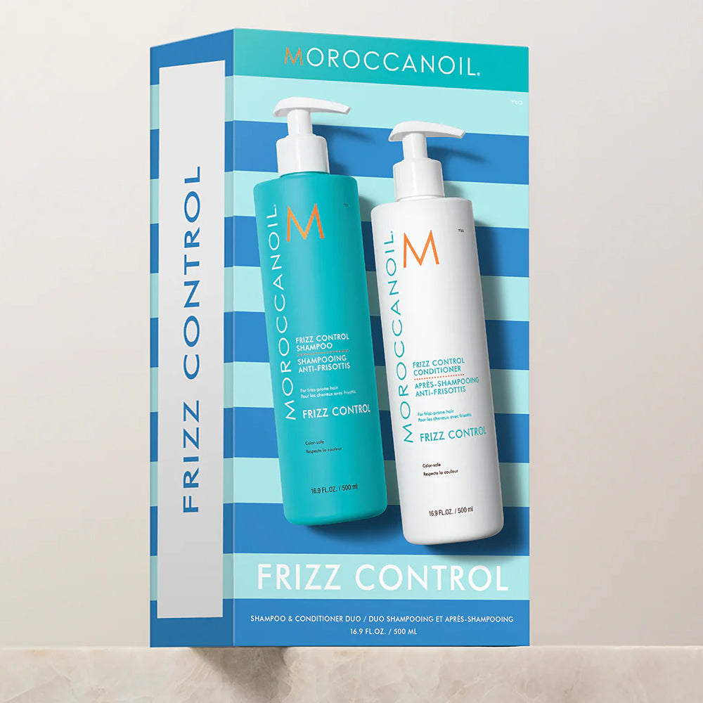 MOROCCANOIL Moroccanoil Frizz Control zestaw wygładzający włosy puszące się | szampon 500ml, odżywka 500ml — Inhaltsstoffe i ocena