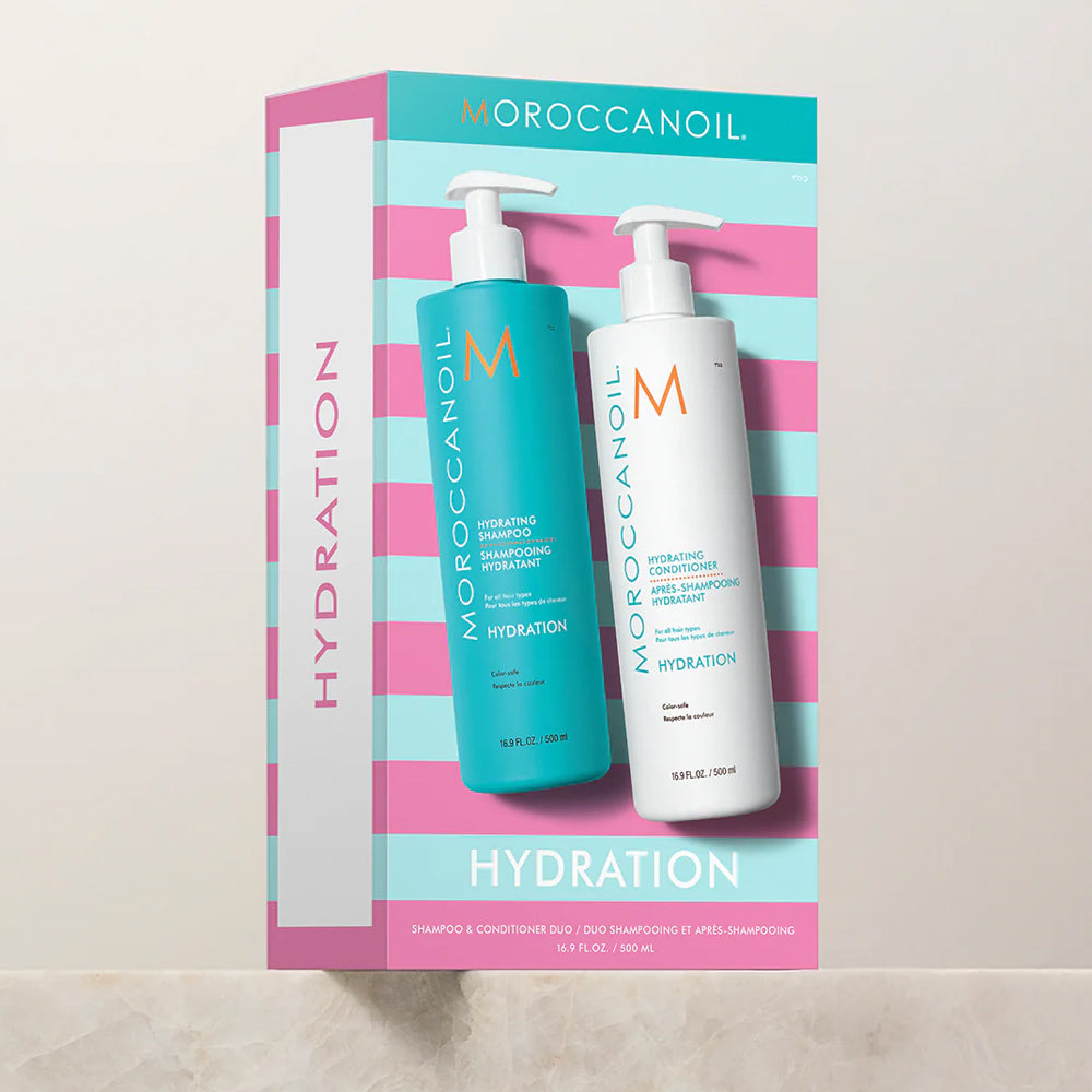 MOROCCANOIL Moroccanoil Hydration feuchtigkeitsspendend Set für trockenes Haar | Shampoo 500ml, Spülung 500ml — Inhaltsstoffe i ocena