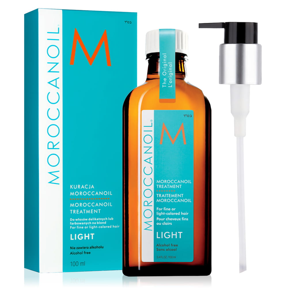 MOROCCANOIL Moroccanoil Treatment Light naturalny olejek arganowy do włosów delikatnych, rozjaśnianych lub farbowanych na blond 100ml — Inhaltsstoffe i ocena