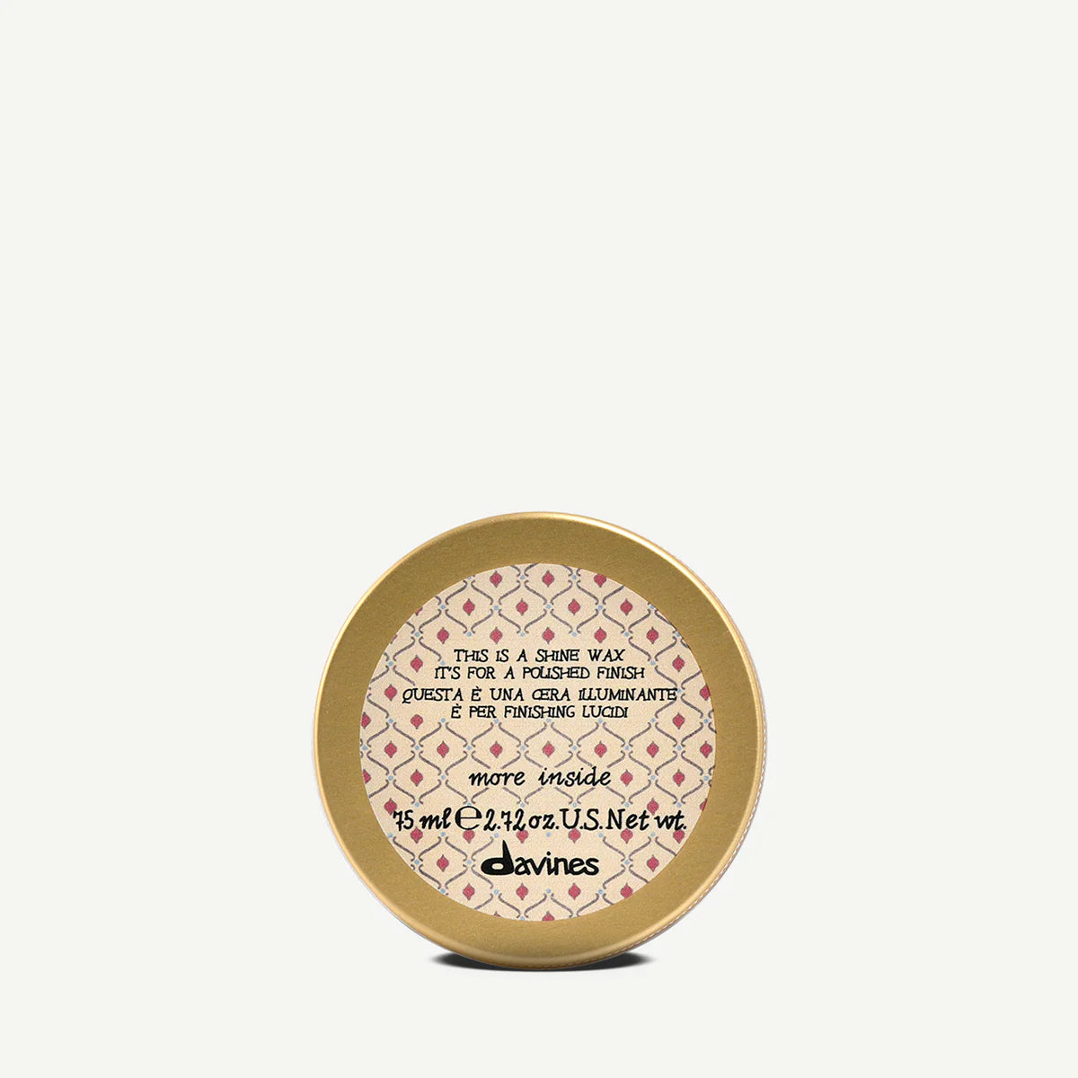 DAVINES MORE INSIDE wosk do włosów Shine Wax 75 ml