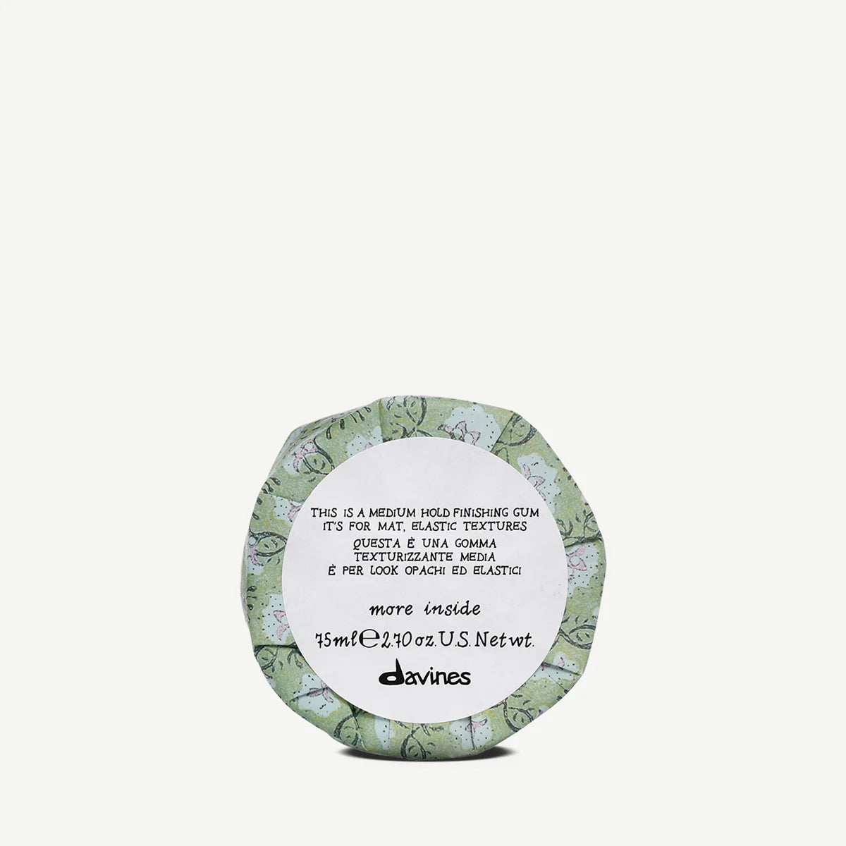 DAVINES MORE INSIDE guma do włosów Medium Hold Finishing Gum 75 ml