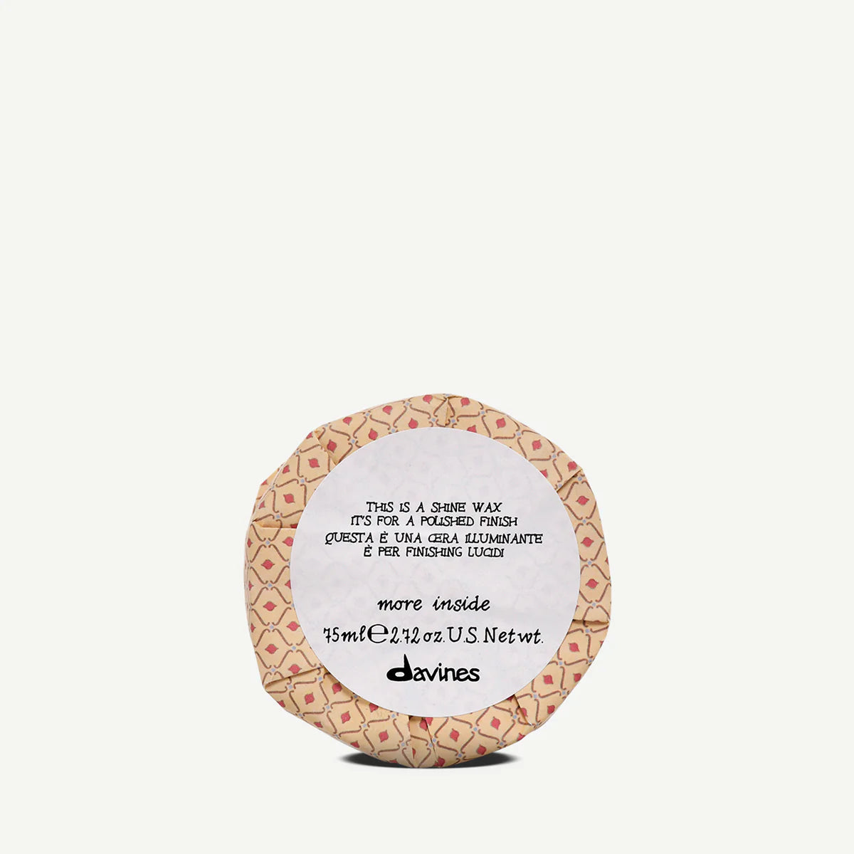 DAVINES MORE INSIDE wosk do włosów Shine Wax 75 ml