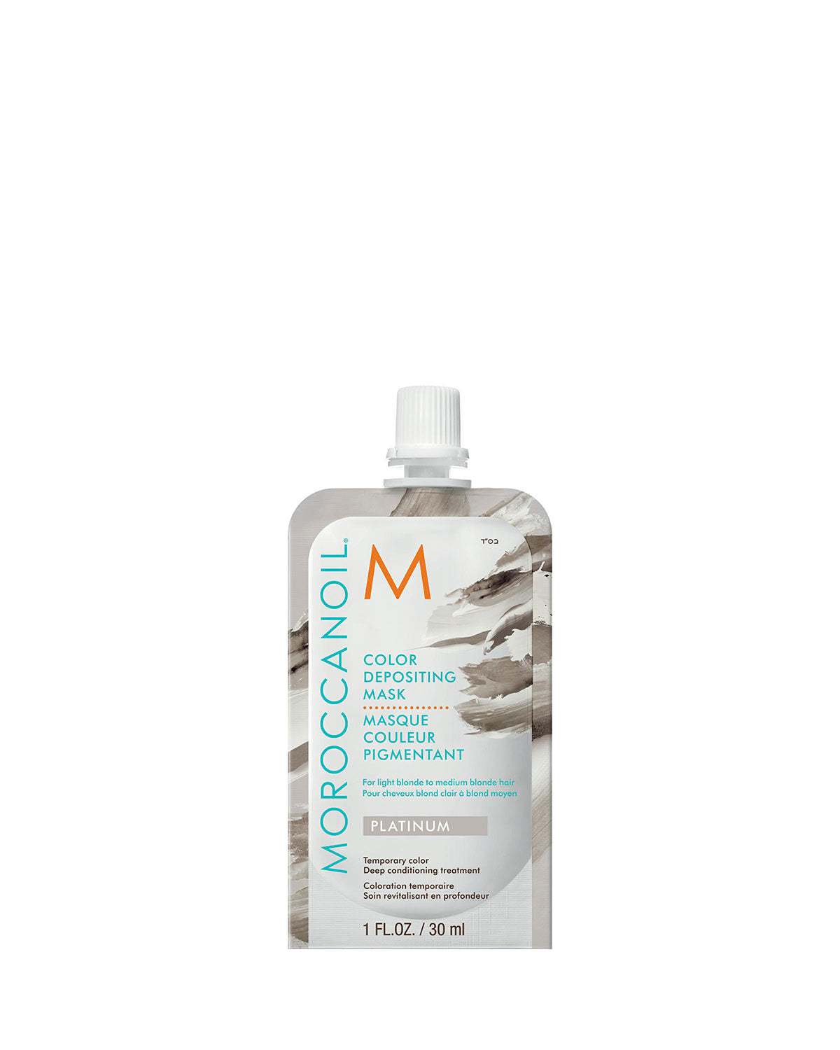 Moroccanoil Color Depositing Mask Platinum 30 ml – chłodny, lodowy blond i regeneracja włosów