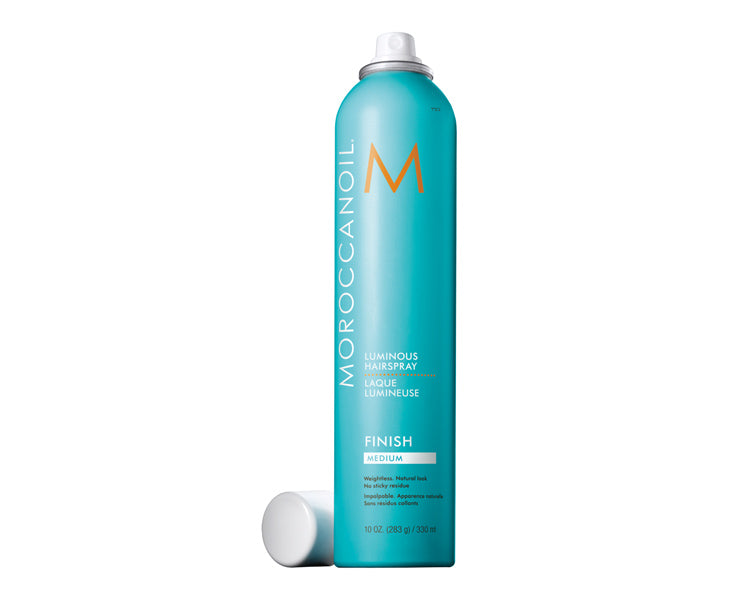 Moroccanoil Luminous Hairspray Strong Lakier do włosów z efektem nabłyszczenia 330 ml – elastyczne utrwalenie i blask