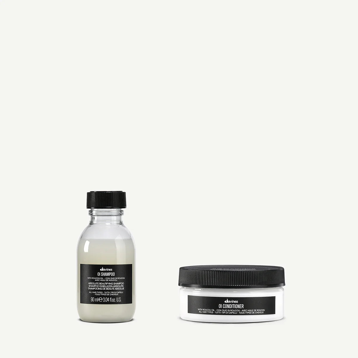 Zestaw Travel Davines OI Shampoo 90 ml + OI Conditioner 75 ml