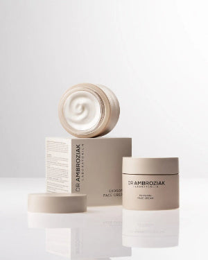 DR AMBROZIAK Dr Ambroziak EXOSOME Face Cream – krem przeciwstarzeniowy z egzosomami 50ml — Składniki i ocena