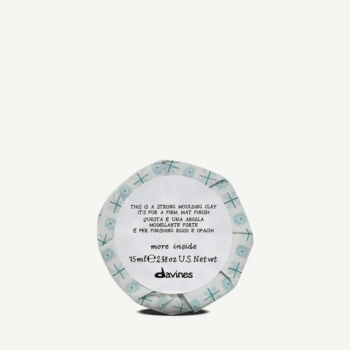 DAVINES MORE INSIDE glinka do włosów Strong Moulding Clay 75 ml