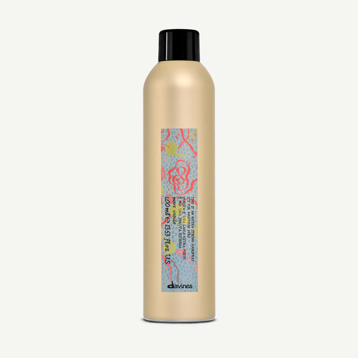 DAVINES MORE INSIDE lakier do włosów Extra Strong Hairspray 400 ml
