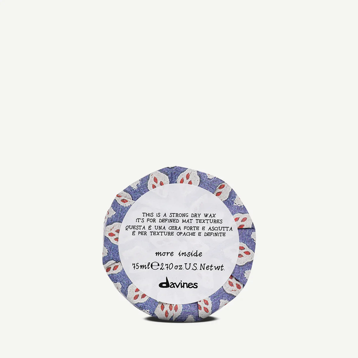 DAVINES MORE INSIDE wosk do włosów Strong Dry Wax 75 ml