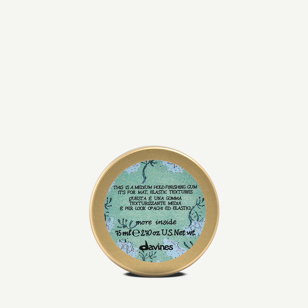 DAVINES MORE INSIDE guma do włosów Medium Hold Finishing Gum 75 ml