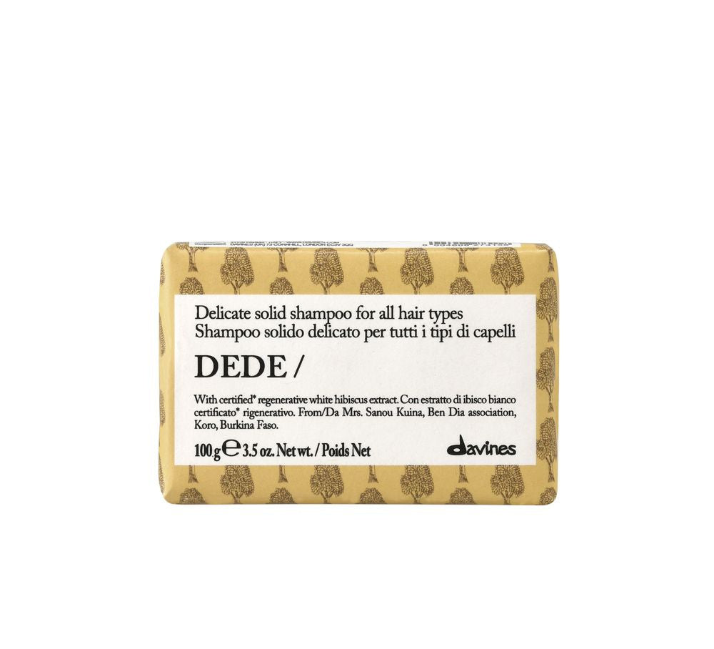 DAVINES NEW ESSENTIAL HAIRCARE szampon do włosów w kostce DEDE Shampoo 100 g