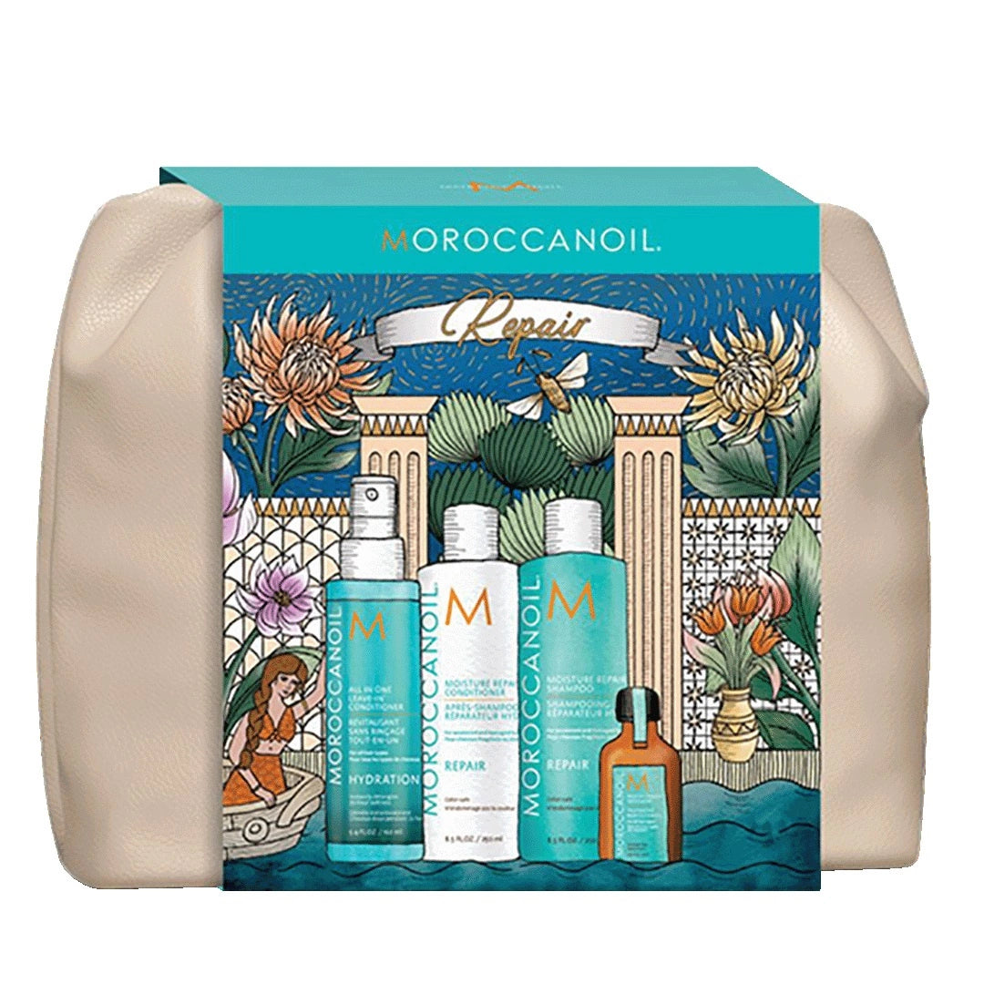 Zestaw regenerujący Moroccanoil – kompleksowa pielęgnacja włosów zniszczonych i osłabionych
