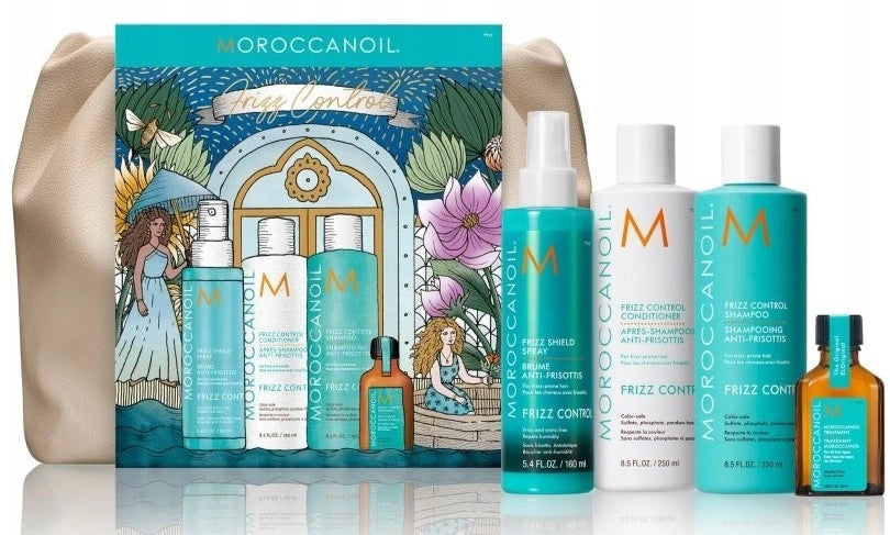 Zestaw wygładzający Moroccanoil – profesjonalny system kontroli puszenia i wygładzenia włosów