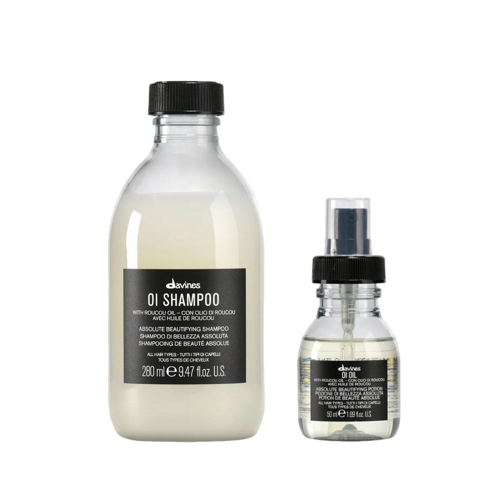 Zestaw Davines OI Shampoo 280 ml + OI Oil 50 ml