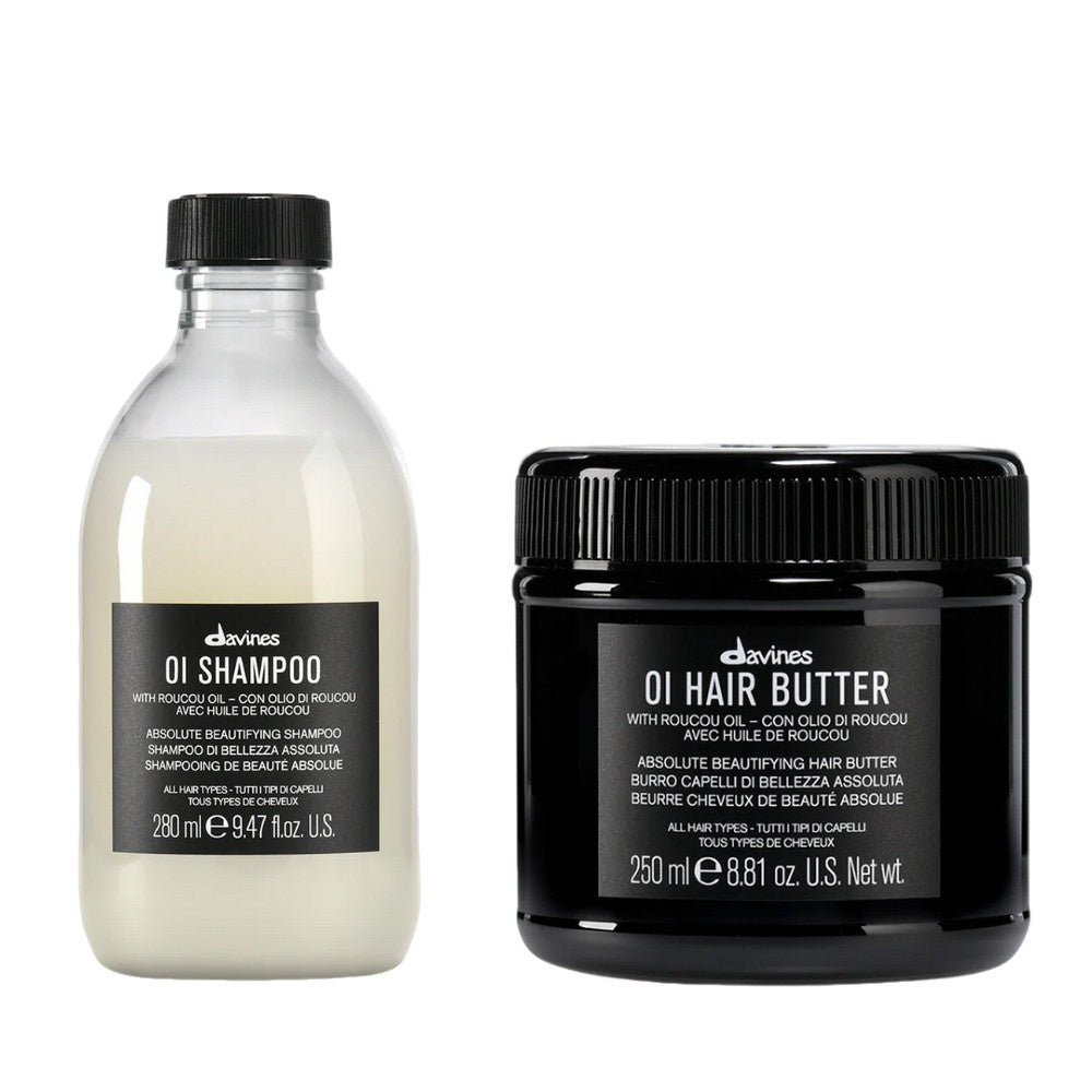 Zestaw Davines OI Shampoo 280 ml + OI Hair Butter 250 ml