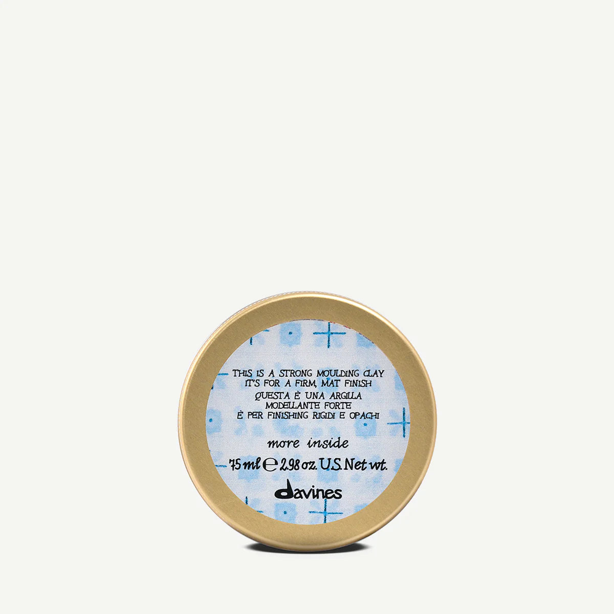DAVINES MORE INSIDE glinka do włosów Strong Moulding Clay 75 ml