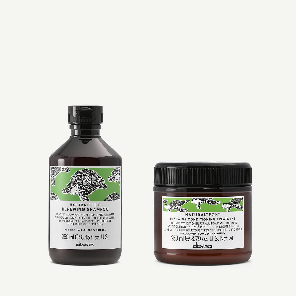 Zestaw Davines Naturaltech Renewing Shampoo 250 ml + Renewing Conditioning Treatment 250 ml