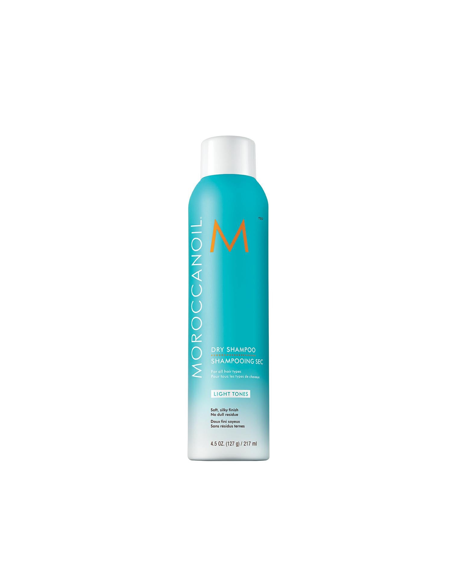 Moroccanoil Dry Shampoo Light Tones Suchy szampon do włosów jasnych 217 ml – odświeżenie i podkreślenie koloru